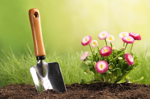 Sustainable landscaping practices with native plants in Barking